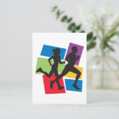 Lopend Briefkaart (Staand voorkant)