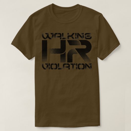 Lopend HR-offensief Funny  Black T-shirt (Design voorkant)