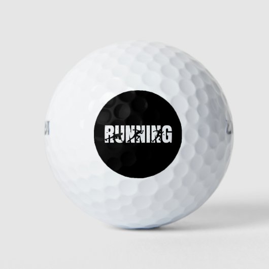 Lopend| Runner| Marathon Golfballen (Voorkant)