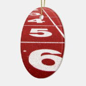 Lopend spoor keramisch ornament (Links)