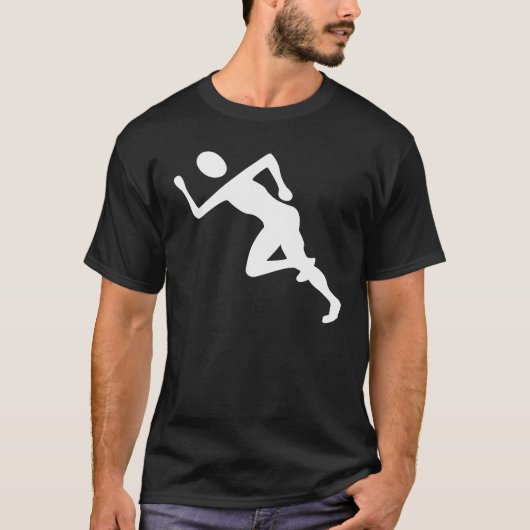 Lopend - Wit T-shirt (Voorkant)