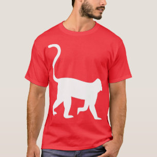 Lopende aap t-shirt