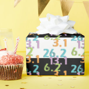 lopende afstanden voor lopers Verpakkingsdocument Cadeaupapier