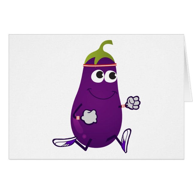 Lopende Eggplant (Voorkant Horizontaal)