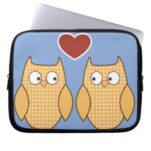 Lopende hartliefde laptop sleeve
