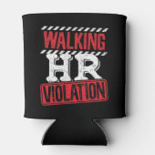 Lopende HR-overtreding Funny Kantoor Co-Worker Blikjeskoeler (Achterkant)