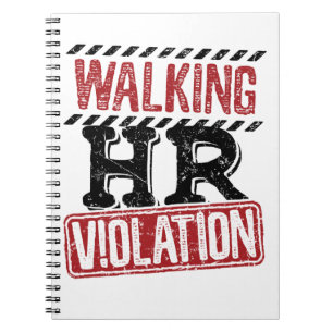 Lopende HR-overtreding Human Resources Nightmare Notitieboek