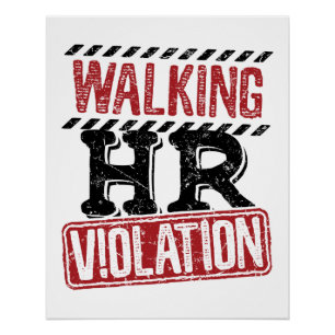 Lopende HR-overtreding Human Resources Nightmare Perfect Poster