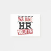 Lopende HR-overtreding Human Resources Nightmare Post-it® Notes (Voorkant)