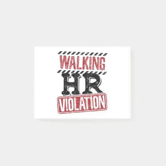 Lopende HR-overtreding Human Resources Nightmare Post-it® Notes (Voorkant)