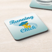 Lopende Kies nummer 3 Bier Onderzetter (Linkerzijde)