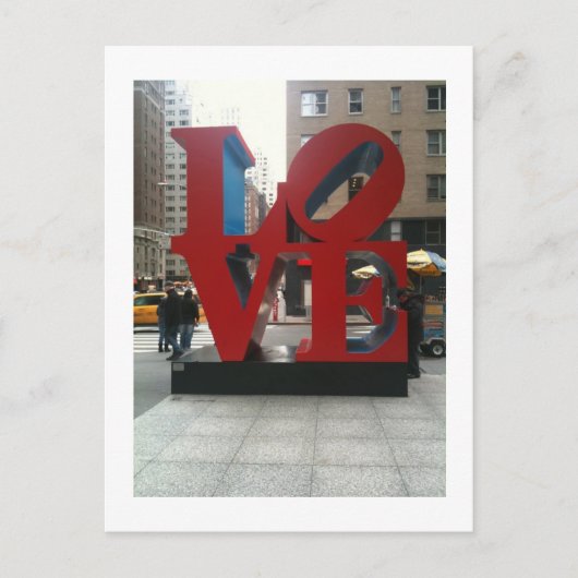 LOPENDE letters Briefkaart (Voorkant)