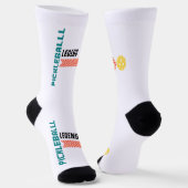 Lopende liefdesspeler met Pickleball socks Sokken (Gebogen)