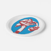 Lopende Plumber Papieren Bordje (Gekanteld)