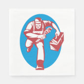 Lopende Plumber Servet (Voorkant)