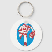 Lopende Plumber Sleutelhanger (Achterkant)