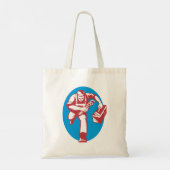 Lopende Plumber Tote Bag (Achterkant)