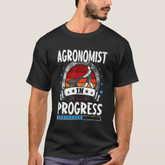 Lopende stagiaire landbouwkundige t-shirt