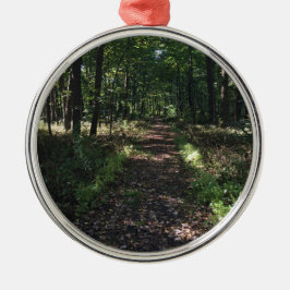 Lopende treinen zijn de beste treinen metalen ornament