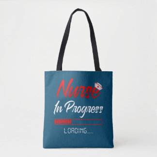 Lopende verpleegkundigen en studenten draagtas