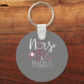 Lopende verpleegster sleutelhanger (Voorkant)