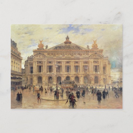 L'Opera, Parijs Briefkaart (Voorkant)