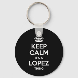 Lopez Achternaam Grappige Stamboom Verjaardag Reün Sleutelhanger