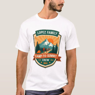Lopez Family Camp-To-Summit Crew Vintage Wandel Ca T-shirt