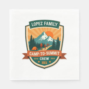 Lopez Family Camp-To-Summit Crew Vintage Wandelaar Servet
