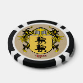 Lopez Heraldic Arms Pokerchips (Enkel)
