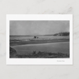 Lopez, WA - Uitzicht Turtle Back Mountain op afsta Briefkaart