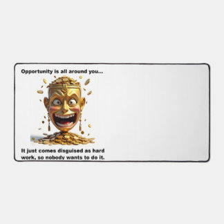 L'opportunité est partout tapis de bureau