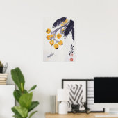 Loquats en een Poster van Grasshout (Thuiskantoor)