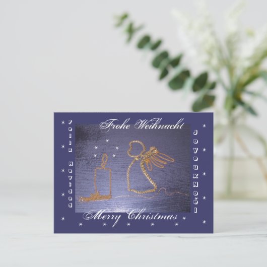 L'or - anges carte postale 4 a parlé (Debout devant)