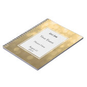 L'or Bokeh allume le livre d'invité (Côté gauche)