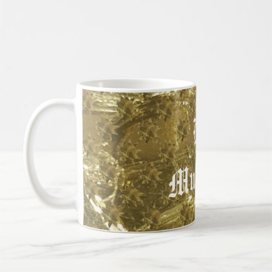 L'or de fête tient le premier rôle la tasse de (Gauche)