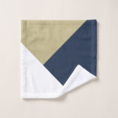 L'or et les bleus et blancs de la marine (Gant de toilette)