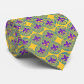 L'or Fleur-De-lis a équipé la cravate (Roulé)