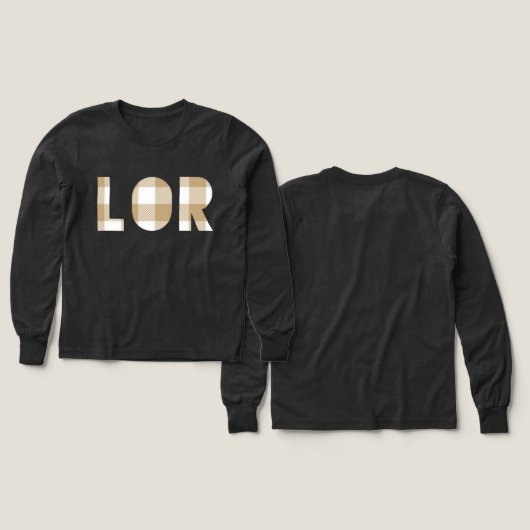 Lor Hmong Achternaam Plaid Family Matching Shirt (Voorkant /achterkant)