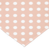 L'or rose/rougissent nappe rose de pois (Angle)