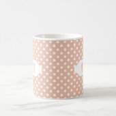 L'or rose/rougissent tasse rose et blanche de (Centre)