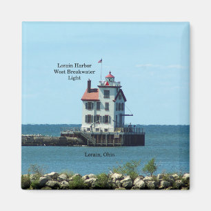 Lorain Harbour West Breakwater Light manget Magneet