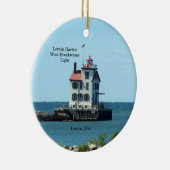 Lorain Harbour West Breakwater Light ornament (Rechts)