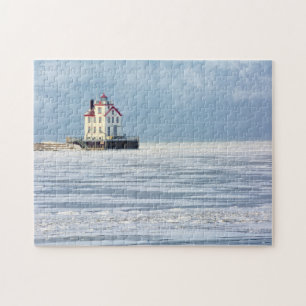 Lorain Lighthouse in Winter Legpuzzel