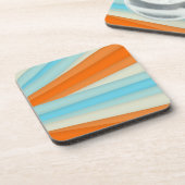 L'orange bleue barre des dessous de verre (Côté gauche)