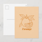 L'orange Feestdagenkaart (Voorkant / Achterkant)