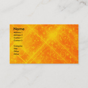 L'orange miroite carte de visite