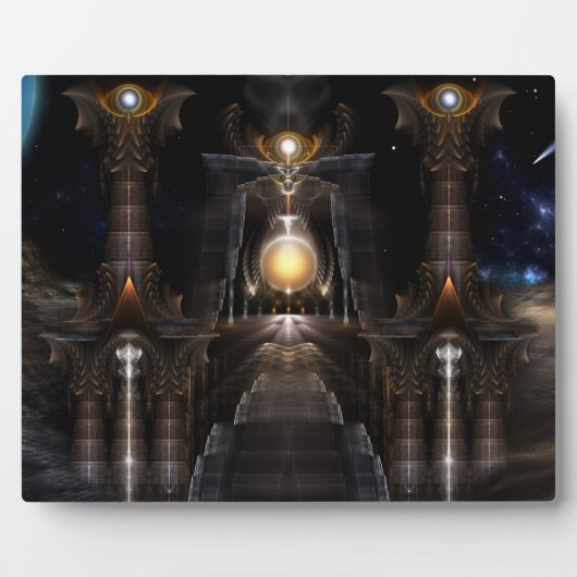 L'Orbe De La Plaque Photo D'Art Fractal Acrellis (Devant)