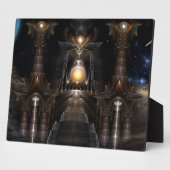 L'Orbe De La Plaque Photo D'Art Fractal Acrellis (Côté)