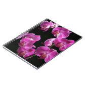 L'orchidée fleurit carnet (Côté gauche)